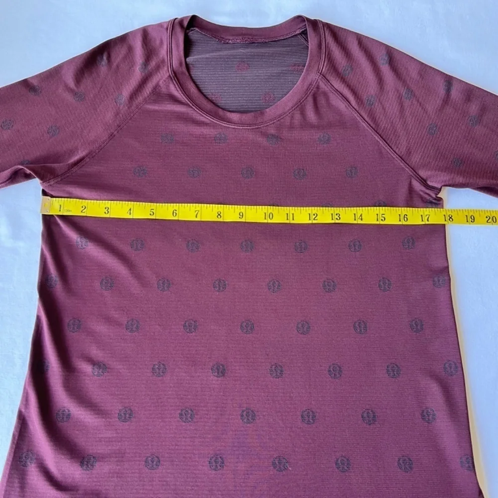 *FIRM PRICE* Lululemon Swiftly Tech long sleeve top 2.0 Yoga Pop Cassis black